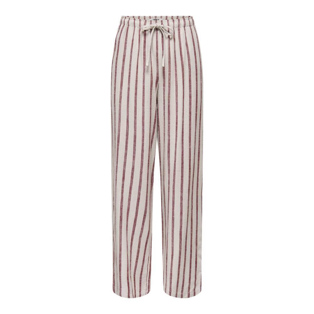 Only Siesta Pull Up Linen Trouser